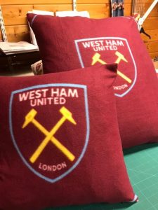 West Ham - Handmade Cushions